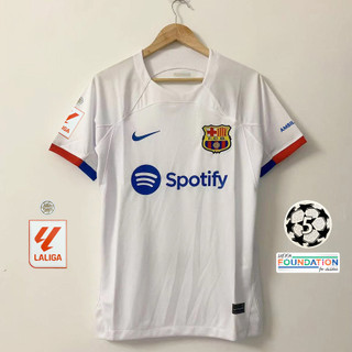 Áo bóng đá sân khách đội tuyển barcelona mùa giải 23 / 24 size s-4xl