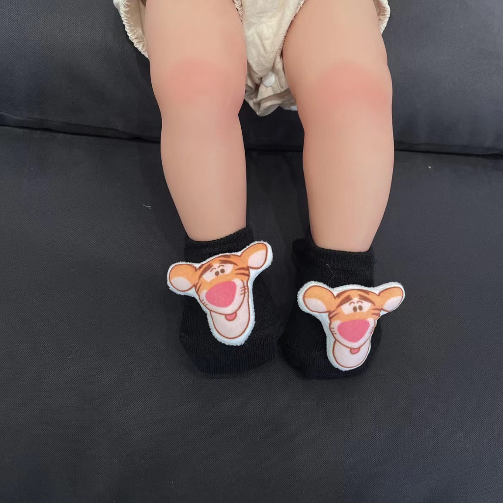 Tất In Hình Hoạt Hình 3D Dễ Thương Cho Bé 0-2 Tuổi
