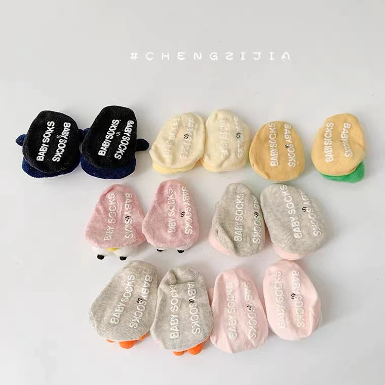 Tất In Hình Hoạt Hình 3D Dễ Thương Cho Bé 0-2 Tuổi