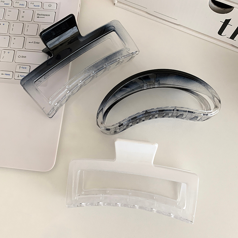 Kẹp Tóc Hình Vuông Màu Ombre Phong Cách Hàn Quốc Thời Trang Cho Nữ