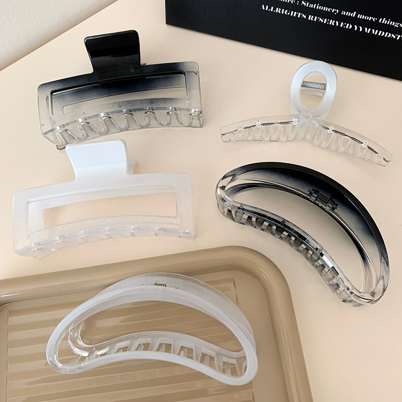 Kẹp Tóc Hình Vuông Màu Ombre Phong Cách Hàn Quốc Thời Trang Cho Nữ