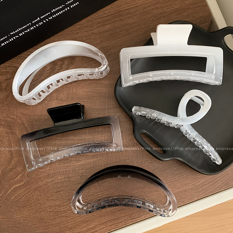 Kẹp Tóc Hình Vuông Màu Ombre Phong Cách Hàn Quốc Thời Trang Cho Nữ