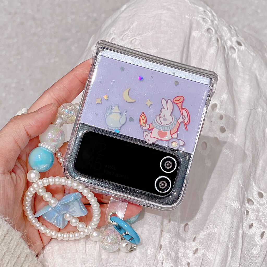 Ốp Điện Thoại Cứng Chống Sốc Họa Tiết Cậu Bé Bút Chì Cho Samsung Galaxy Z Flip 3 Z Flip 4