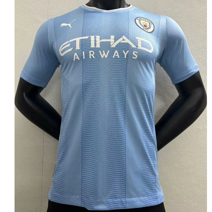 Áo Thun Đá Banh Màu Xanh Số 23 / 24 Manchester City