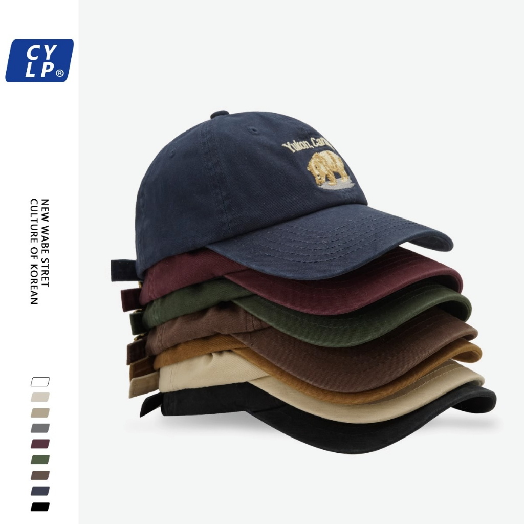 Mũ Lưỡi Trai Thêu Hình Gấu Bắc Cực Phong Cách Hip Hop Thời Trang Cho Nam Và Nữ