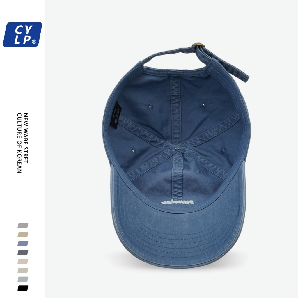 Mũ Lưỡi Trai Chất Liệu Cotton Thêu Chữ Phong Cách Hàn Quốc Thời Trang Cho Nam Nữ