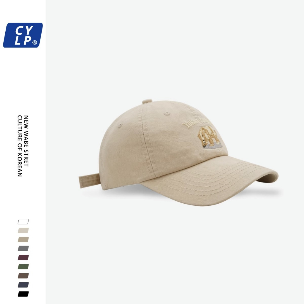 Mũ Lưỡi Trai Thêu Hình Gấu Bắc Cực Phong Cách Hip Hop Thời Trang Cho Nam Và Nữ