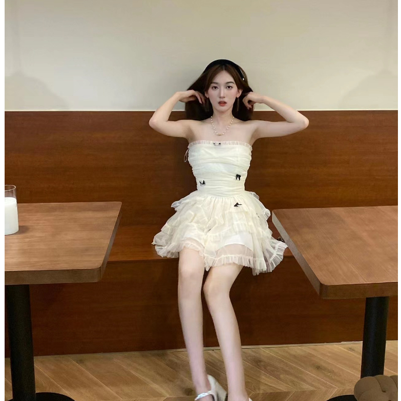 Đầm Dáng Suông Thời Trang Mùa Hè Phong Cách Pháp Cho Nữ