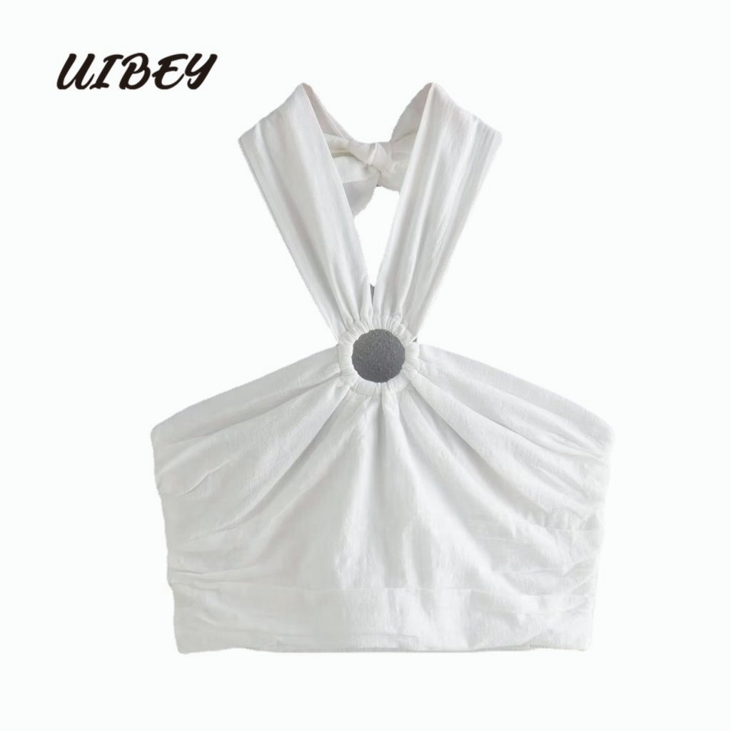 Uibey Áo Hai Dây Thời Trang Gợi Cảm 9527