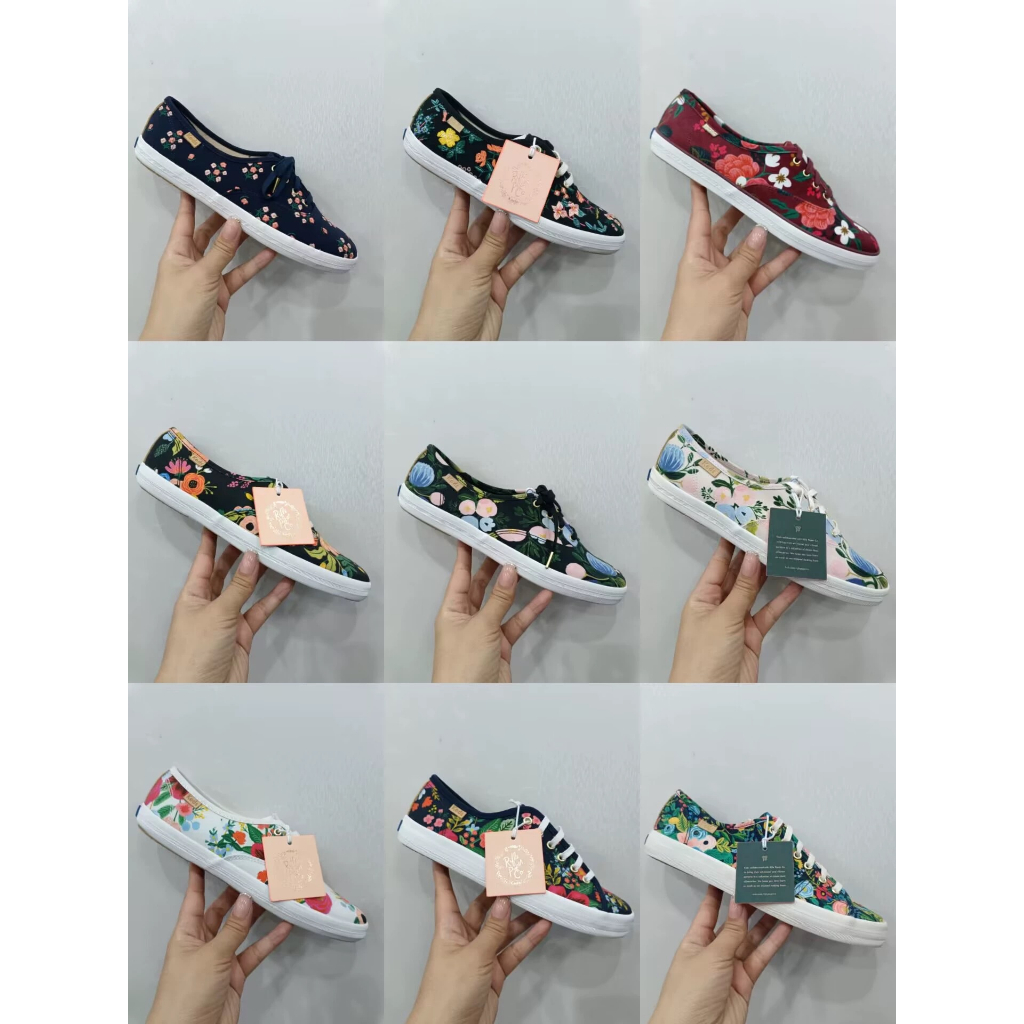 Khuyến Mãi Giày Vải canvas Màu Trắng Cổ Điển Thoải Mái Thời Trang Thường Ngày Năm 2023 Keds (Miễn Phí Hai Đôi Tất)
