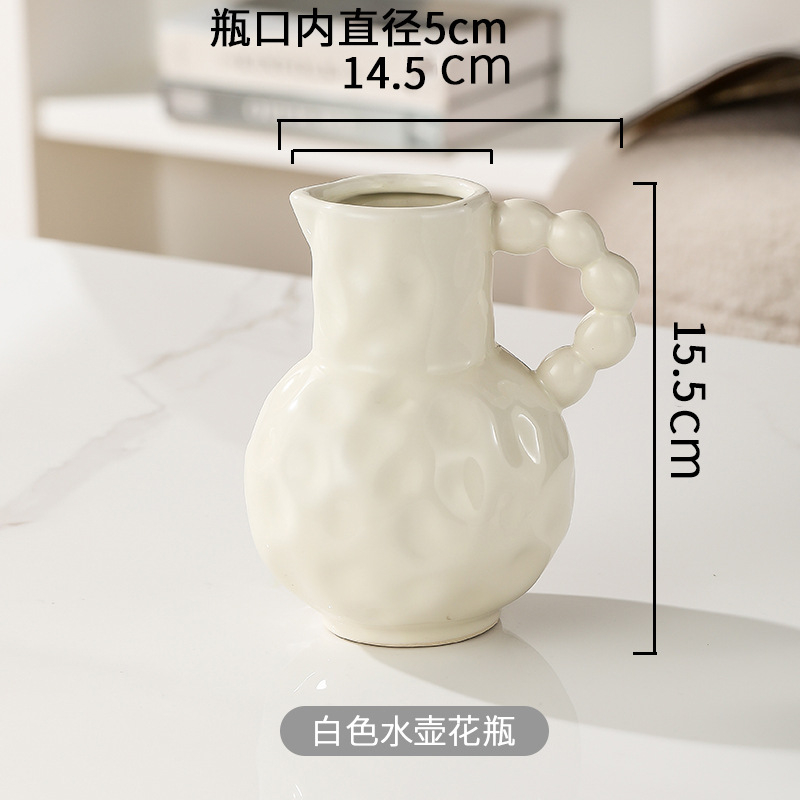 Lọ Hoa Bằng Vải Bạc Phong Cách Bắc Âu Sang Trọng Dành Cho Trang Trí Phòng Khách/ Bàn Ăn
