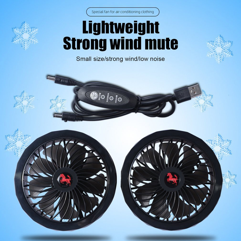 Quạt Điều Hòa Usb 5V Kèm Dây Cáp Usb Tiện Dụng Cho Nam