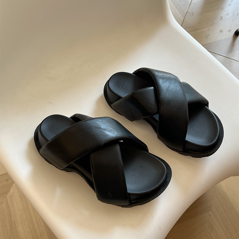 Renben Dép Sandal Đế Dày Thời Trang Đi Biển Mùa Hè Cho Nữ
