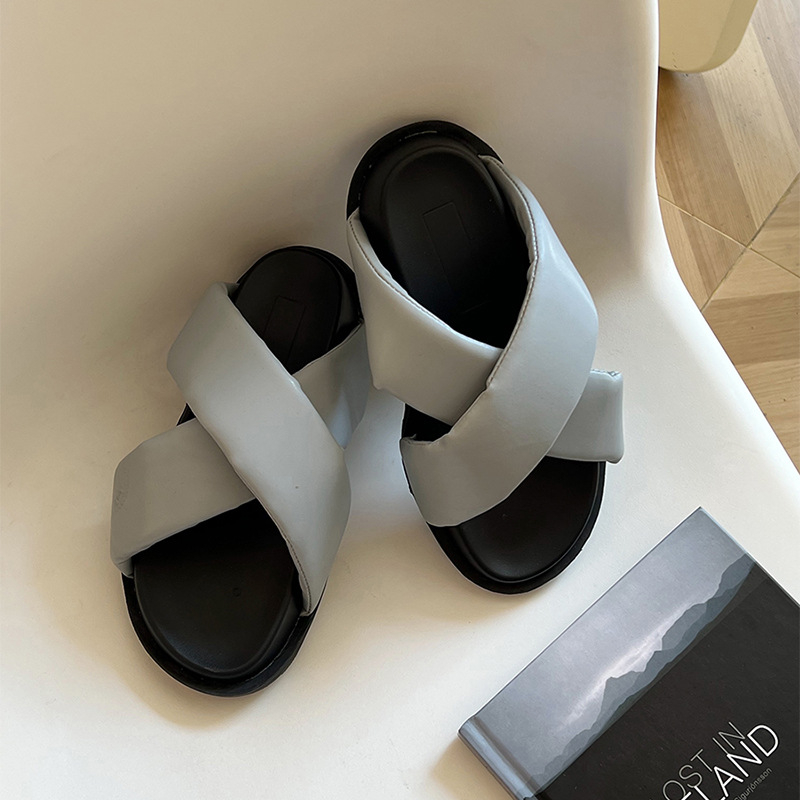 Renben Dép Sandal Đế Dày Thời Trang Đi Biển Mùa Hè Cho Nữ