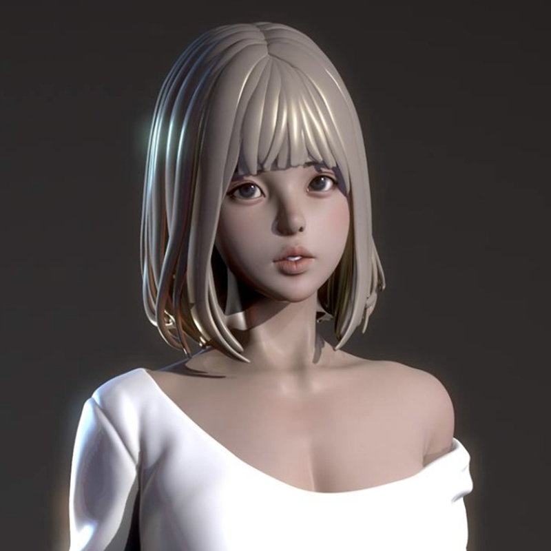 Bộ Mô Hình Cô Gái Mùa Hè Tỉ Lệ 1 / 6 Bằng Nhựa Resin