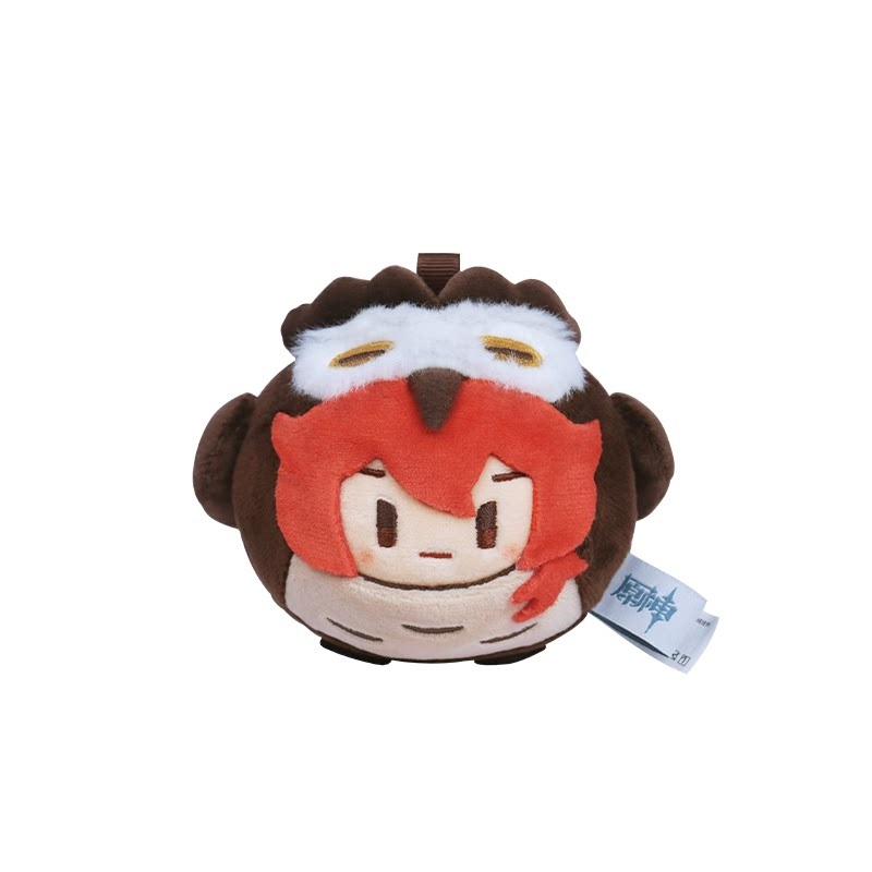 Genshin Va Chạm Chính Hãng Merch miHoYo Chính Hãng Mặt Dây Chuyền Nhồi Bông Chủ Đề Sở Thú Xiao Tartaglia Diluc Zhongli
