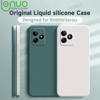 Ốp Điện Thoại Màu Kẹo Lenuo Cho Realme C63 C61 C65 C53 C55 C35 4G 5G Vỏ Silicon Lỏng Mềm Chống Sốc Ốp Lưng