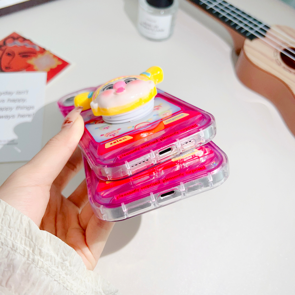 Ốp Lưng Chống Sốc Hình Bé Gái Cho iPhone 14 / 13 / 12 / 11 / X / 8P / 7P / 7 / 6P