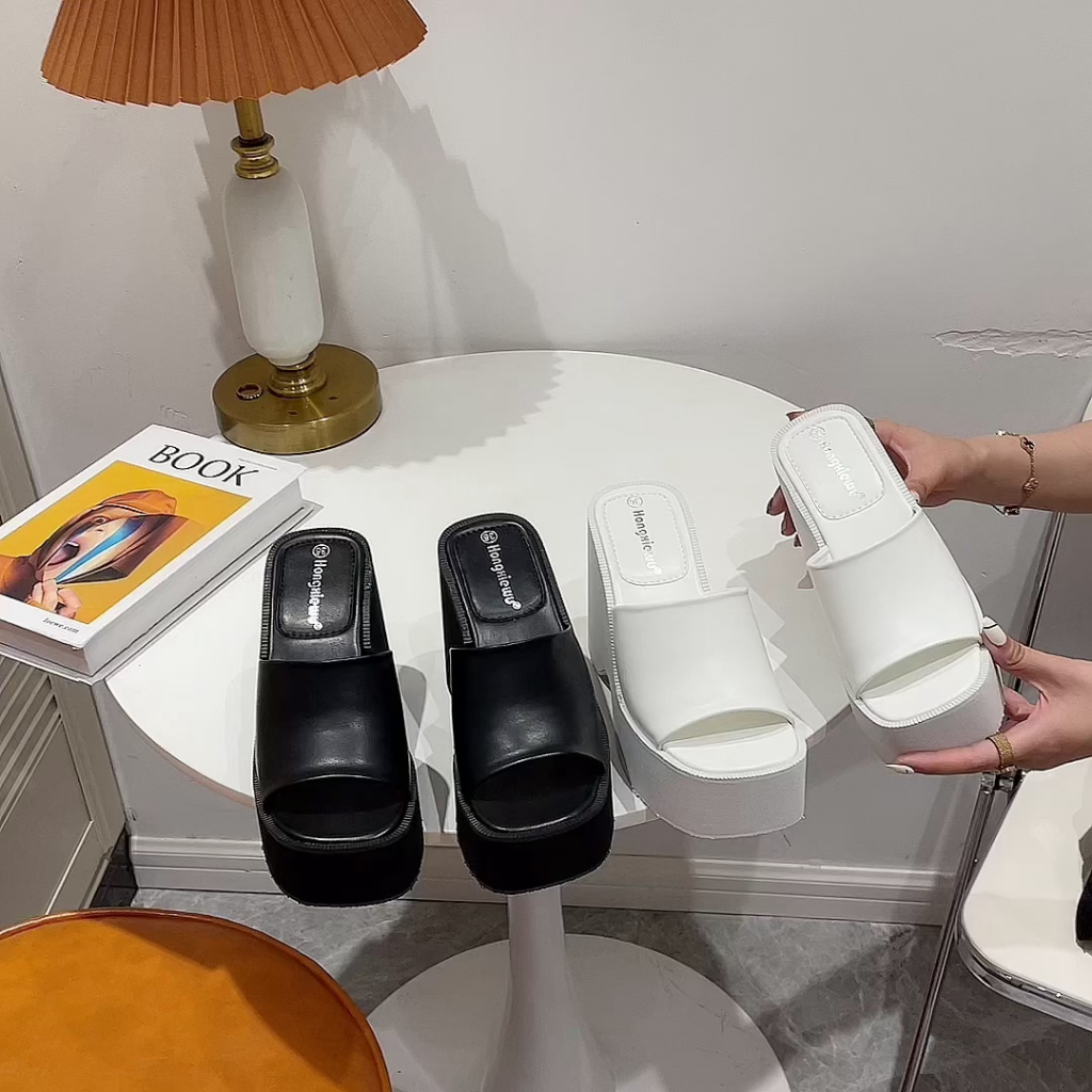 Dép Đế Dày Cỡ Lớn 2023 Thời Trang Mới Cho Nữ Size 43 ISS1075