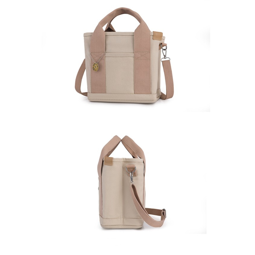 Túi vải Nhiều Ngăn Màu Sắc Thời Trang Cho Nữ