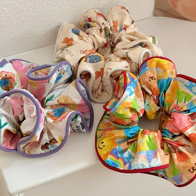 Dây Buộc Tóc Cao Su Phối Ren Phong Cách Hàn Quốc Mới 2023