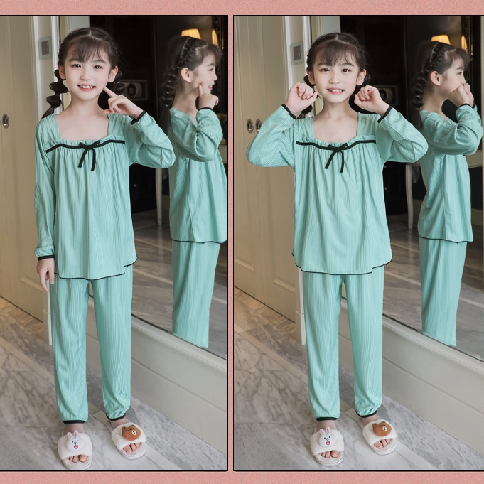 Bộ Đồ Ngủ Thoáng Khí Dễ Thương Dành Cho Bé Gái