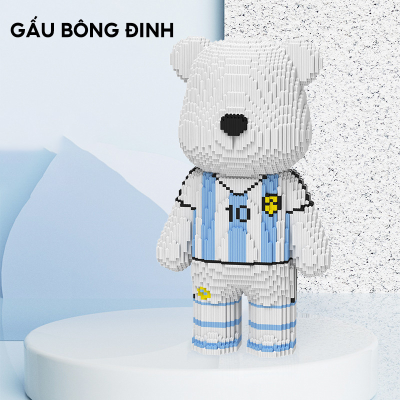 Bộ Đồ Chơi Lắp Ráp LEGO Vui Nhộn Cho Bé Quả Bóng Đá Cao Cấp Chuyên Dụng