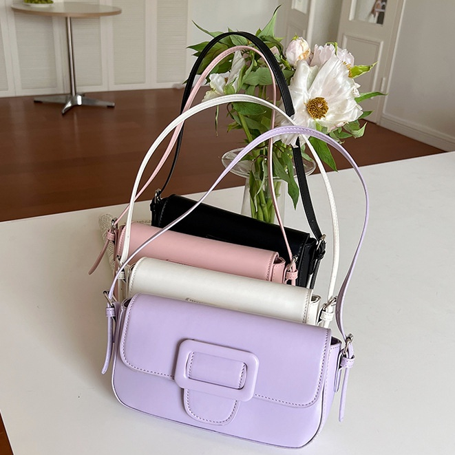 Túi Đeo Vai Hình Vuông Nhỏ Thiết Kế Đơn Giản Phong Cách Retro Đường Phố Cho Nữ HZFTR0527