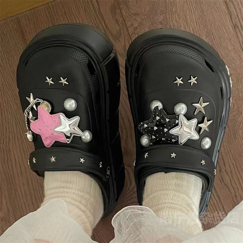 HHH Dép Cross dép sandal nữ đế cao 6cm Đi Biển Xinh Xắn B20H17B 230615