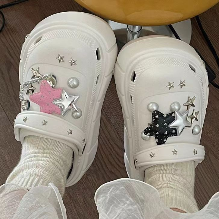 HHH Dép Cross dép sandal nữ đế cao 6cm Đi Biển Xinh Xắn B20H17B 230615