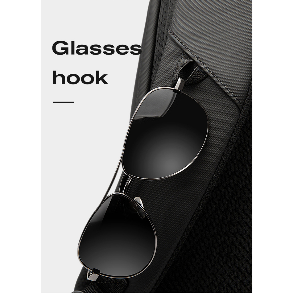 BANGE Balo Đựng Laptop 15.6 Inch Sức Chứa Lớn Chống Thấm Nước Thời Trang Cho Nam