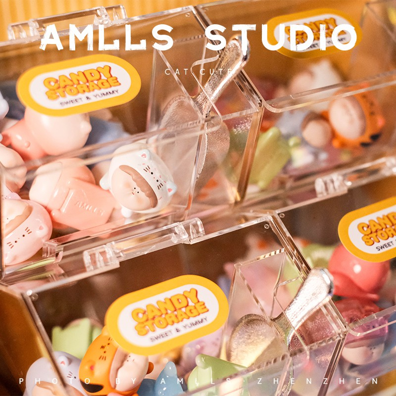 Hộp Đồ Chơi Mô Hình Mèo Thần Bí Mini Dễ Thương Cho Bé