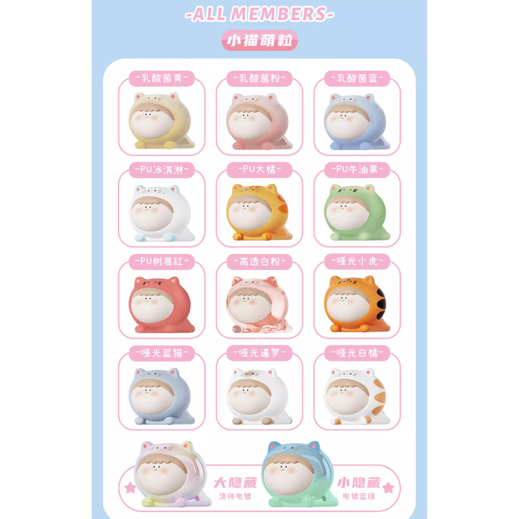 Hộp Đồ Chơi Mô Hình Mèo Thần Bí Mini Dễ Thương Cho Bé