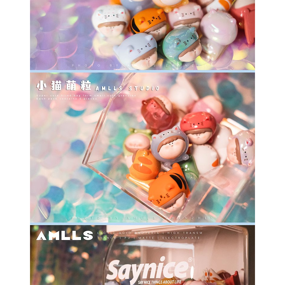 Hộp Đồ Chơi Mô Hình Mèo Thần Bí Mini Dễ Thương Cho Bé