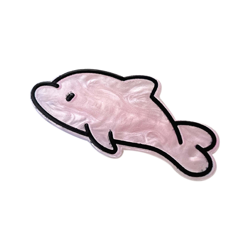 Kẹp Tóc Hình Cá Hoạt Hình Bằng acrylic Dễ Thương Cho Bé Gái