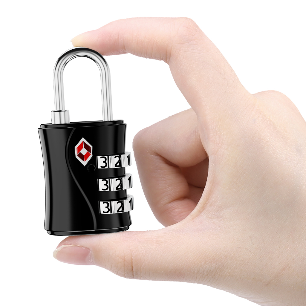 Bộ 2 Ổ Khóa Hành Lý / Ba Lô / Ngăn Kéo Chứng Nhận Voria tsa 3 Chữ Số