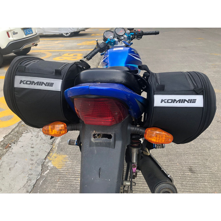 1 Cặp Túi Vải Oxford 600D Gắn Yên Xe Máy Đa Năng Winter064