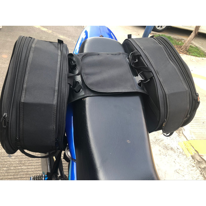 1 Cặp Túi Vải Oxford 600D Gắn Yên Xe Máy Đa Năng Winter064