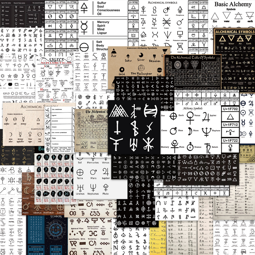 50 Miếng Dán Biểu Tượng Ai Cập Ai Cập Bí Ẩn Chống Thấm Nước Trang Trí Vali Laptop Xe Hơi DIY