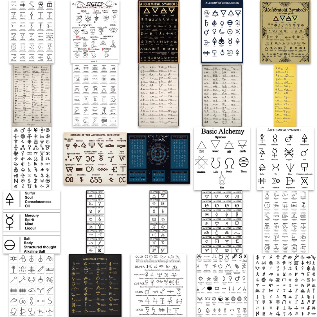 50 Miếng Dán Biểu Tượng Ai Cập Ai Cập Bí Ẩn Chống Thấm Nước Trang Trí Vali Laptop Xe Hơi DIY