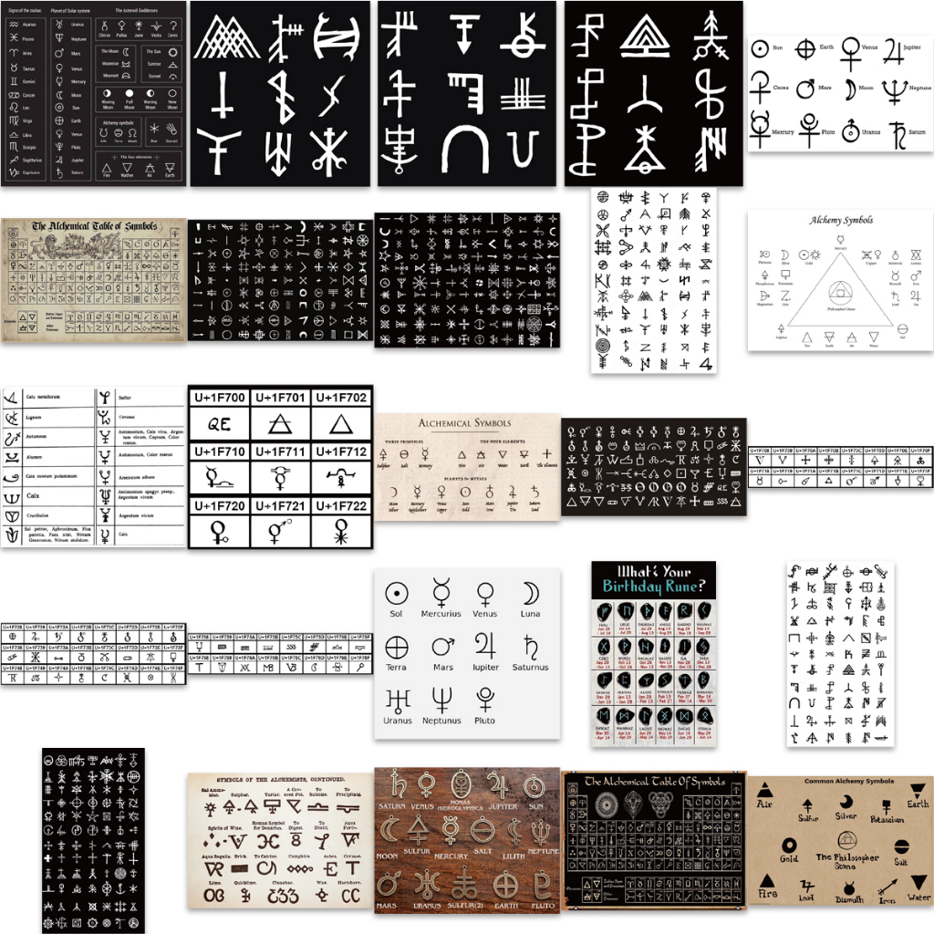 50 Miếng Dán Biểu Tượng Ai Cập Ai Cập Bí Ẩn Chống Thấm Nước Trang Trí Vali Laptop Xe Hơi DIY