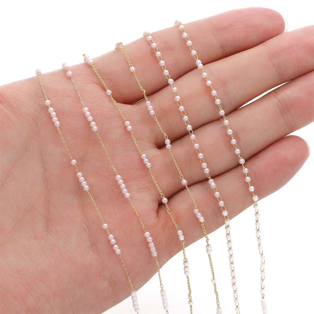 Dây Chuyền Mạ Vàng 14k 2mm Dài 50cm Dùng Làm Trang Sức Thủ Công