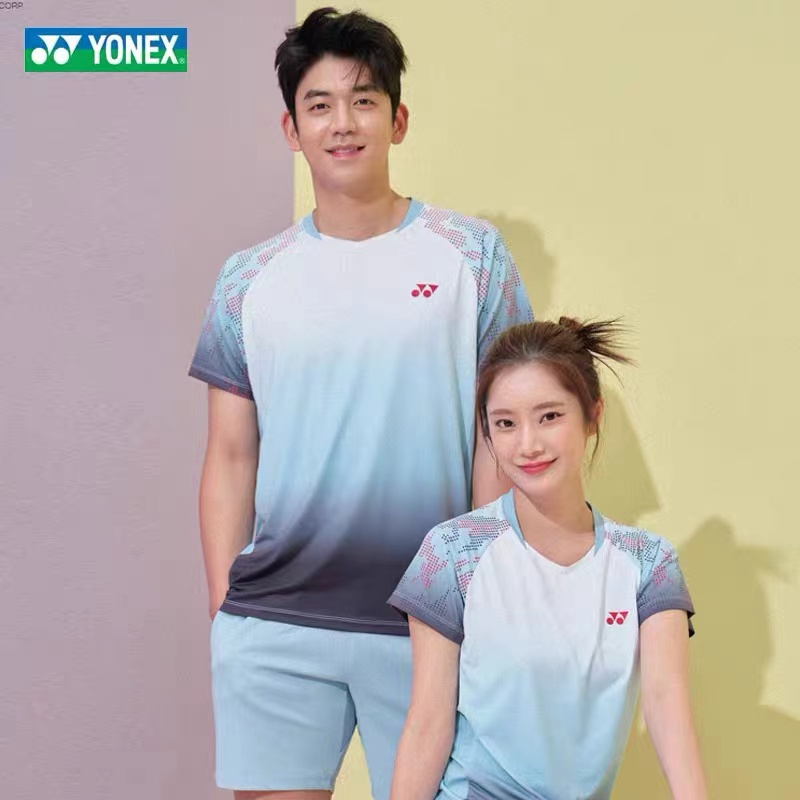 Áo Thể Thao Yonex Tay Ngắn Thấm Hút Mồ Hôi Nhanh Khô Thoáng Khí Cho Nam Và Nữ