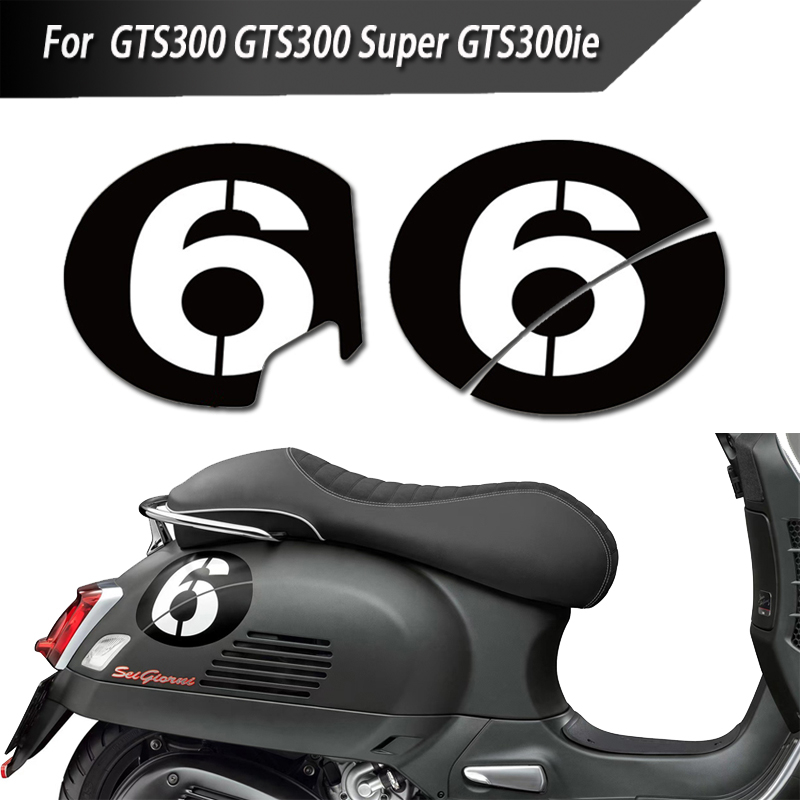 Không. Miếng Đề Can Dán Trang Trí Xe Máy Vespa GTS300 Super GTS300ie 6-7 Chống Thấm Nước