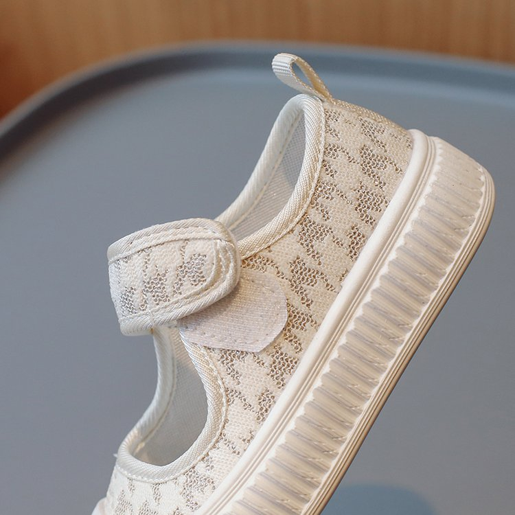 Hàng Có Sẵn Giày Canvas Đế Bằng Nhẹ Nhàng Thoải Mái Thời Trang Mùa Hè Mới Cho Bé Gái