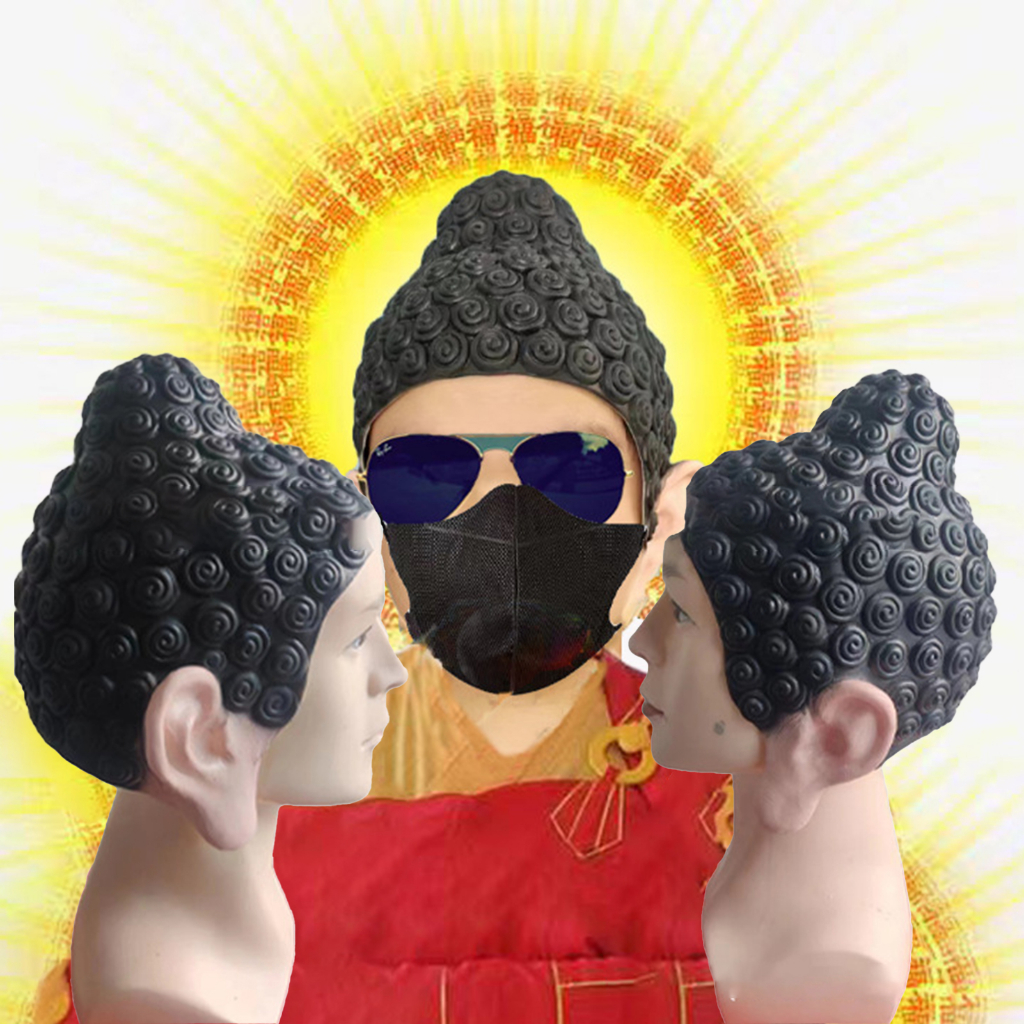 Mũ Bơi Phong Cách-Buddha Độc Đáo Cho Tiệc Hóa Trang