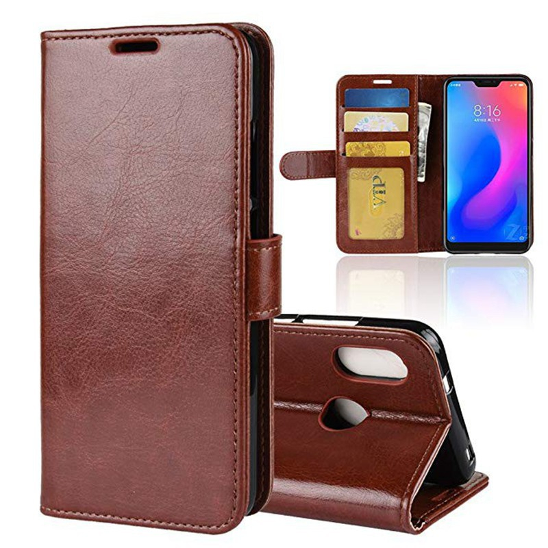 Ốp Điện Thoại Da Nắp Gập Đơn Giản Cho Xiaomi Redmi 5 Plus 9T 5A Redmi NOTE 4 4X Mi POCO X3 Nf M3 F2 PRO F3 X3NFC X3PRO F2PRO