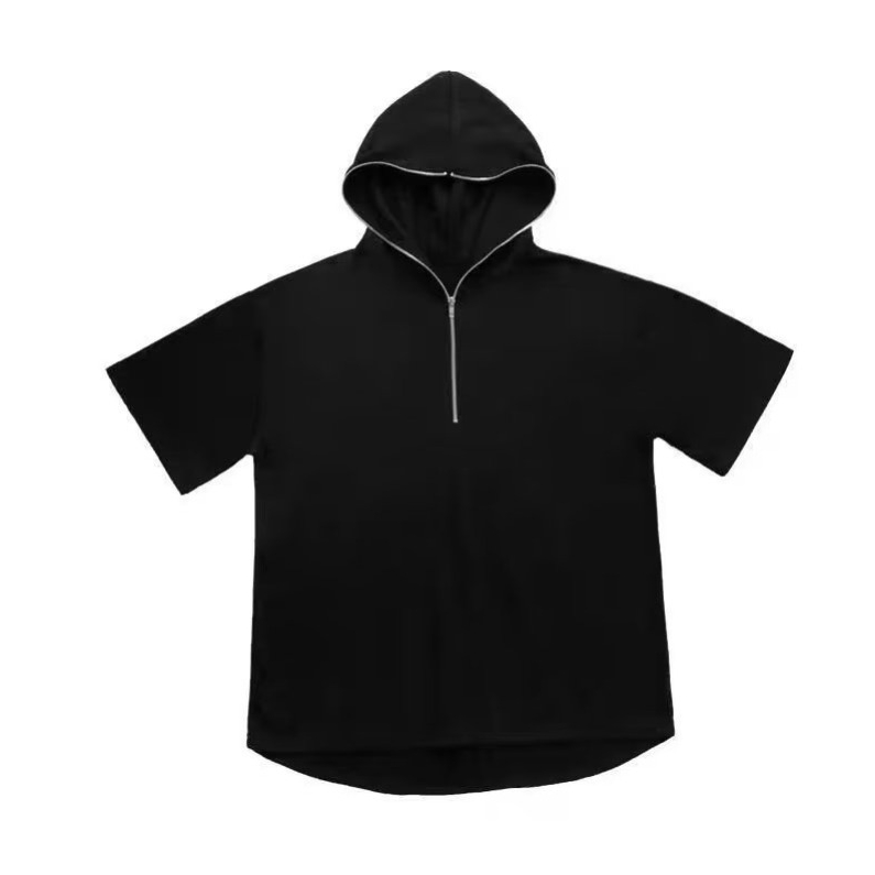 Áo Hoodie Màu Trơn Dáng Rộng Thời Trang Vintage Đường Phố Cá Tính Cho Nam