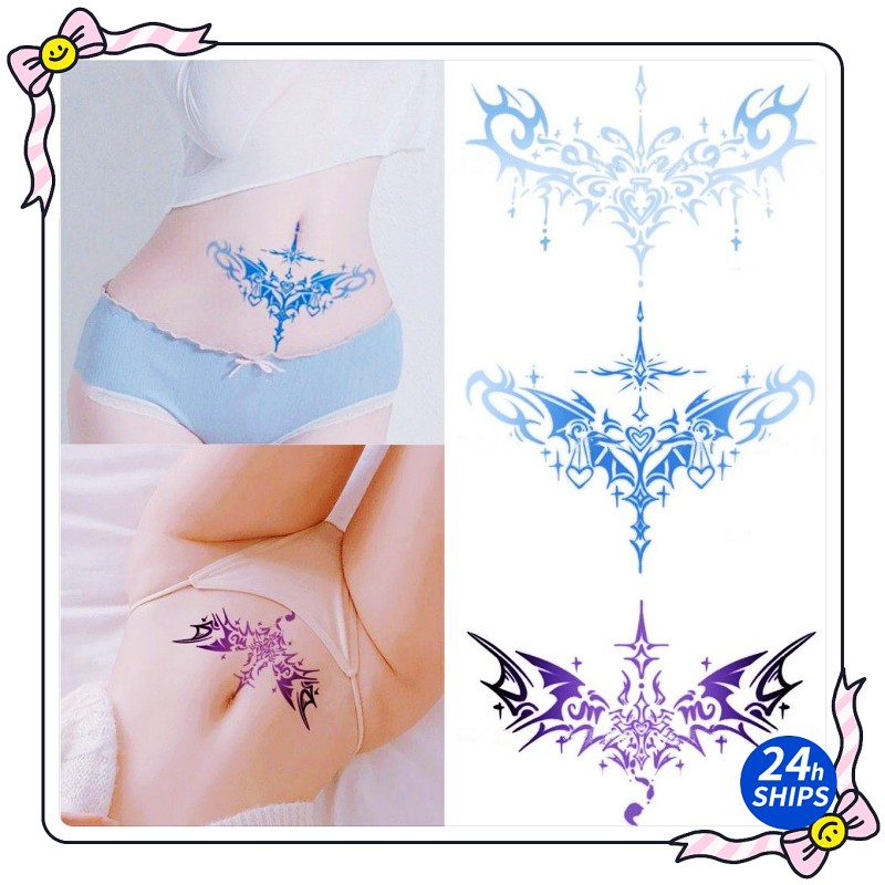Set 12 Hình Xăm Dán Tạm Thời Họa Tiết Chòm Sao Nhiều Màu Sắc Chống Thấm Nước