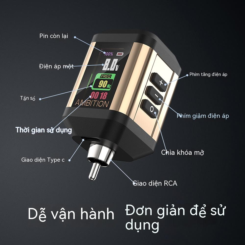 Ambition Korall Pin 2200mah Tần Số Cao RCA Cho Máy Xăm